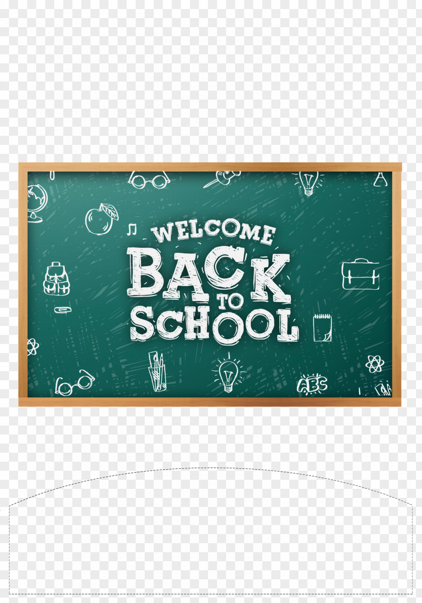 Blackboard School Poster Logo PNG