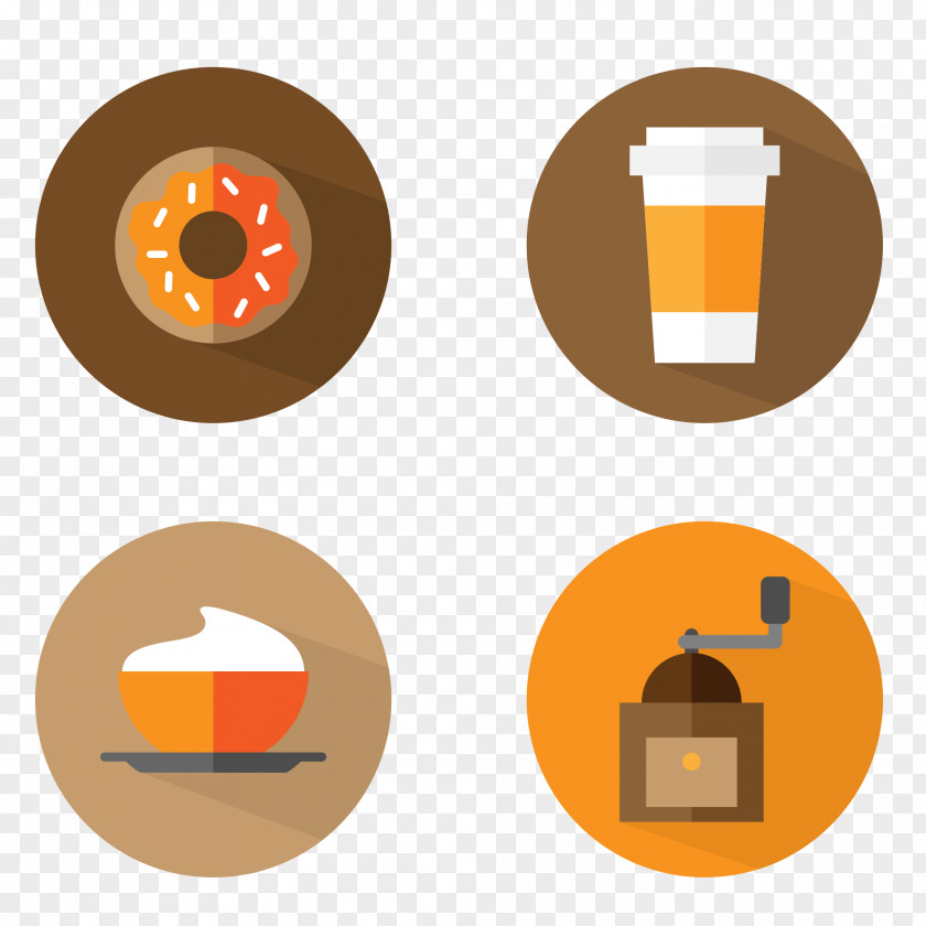 Coffe Cafe Iced Coffee Vector Graphics Flat White PNG