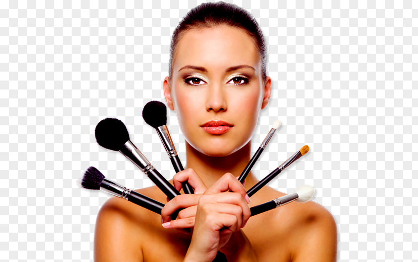 Cosmetics Make-up Artist Beauty Makeup Brush PNG artist brush, girl makeup, woman holding makeup brushes clipart PNG
