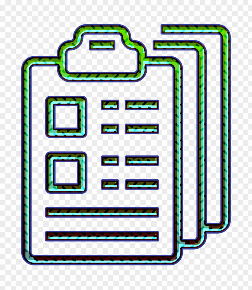 Office Stationery Icon Clipboard Test PNG