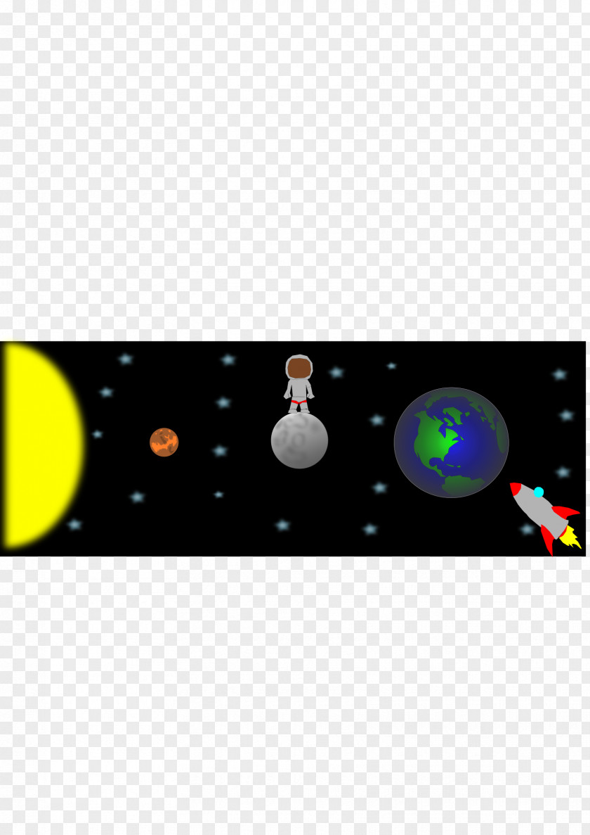 Solar System Planet Airplane Clip Art PNG