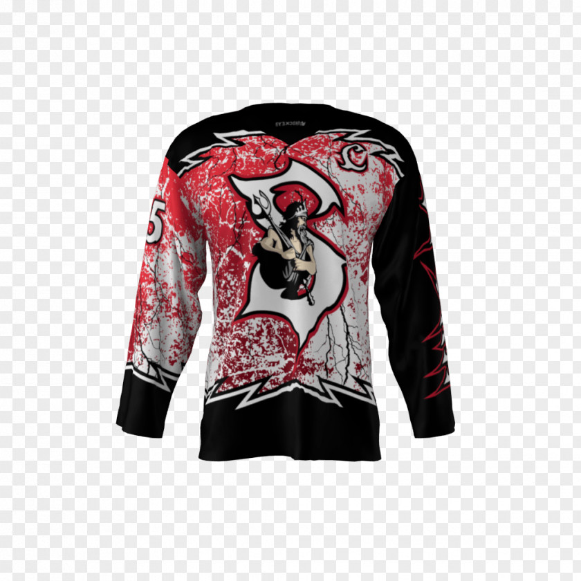 T-shirt Sleeve Hockey Jersey Sweater PNG