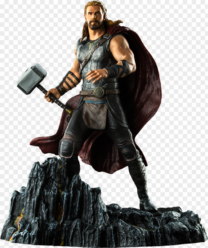 Thor Hulk Statue Sculpture Figurine PNG