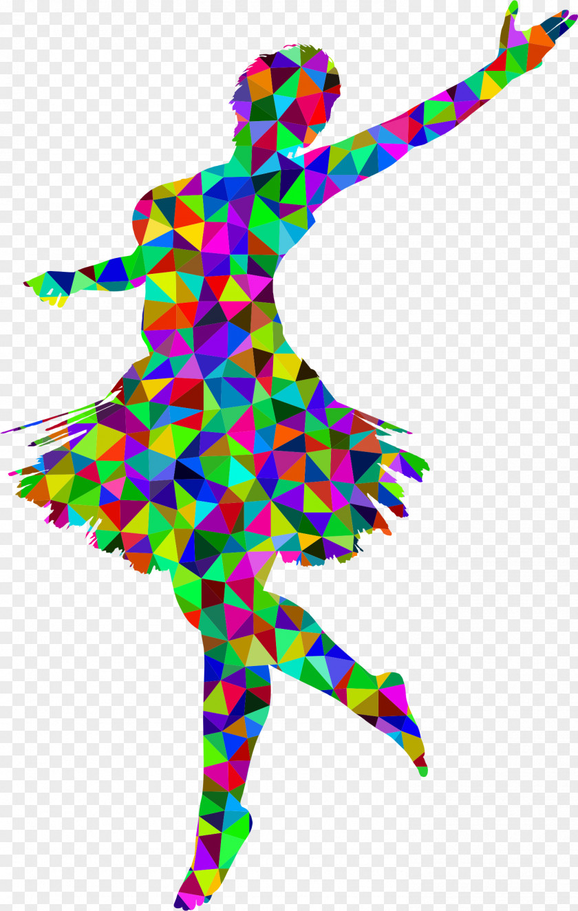 Low Poly Ballet Dancer Clip Art PNG