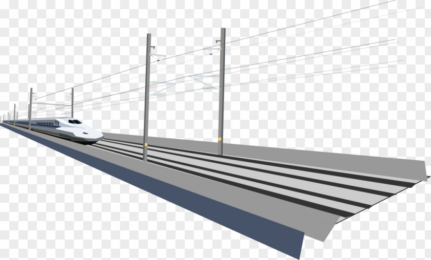 Railroad Tracks Train Rail Transport Track High-speed PNG