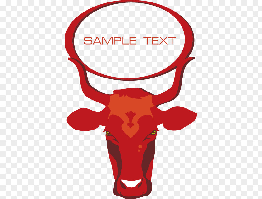 Red Bull Simple Pattern Clip Art PNG