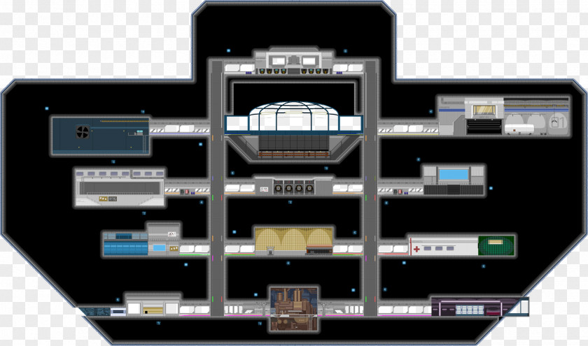 Space Station Starbound Mother Ship Game Spacecraft PNG