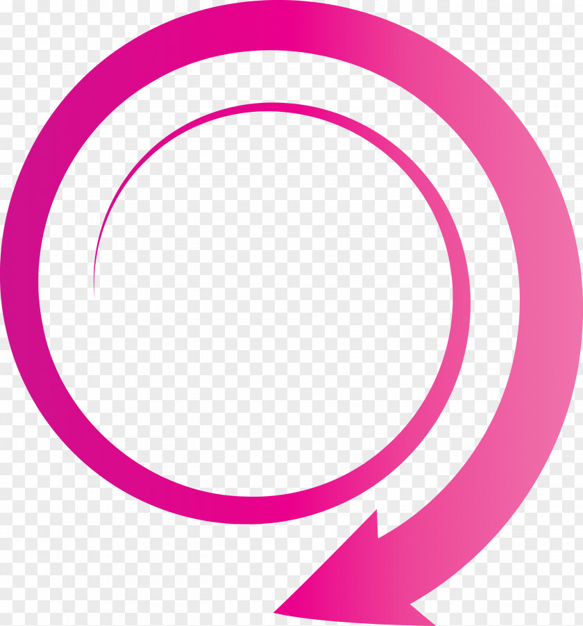 Spiral Arrow PNG