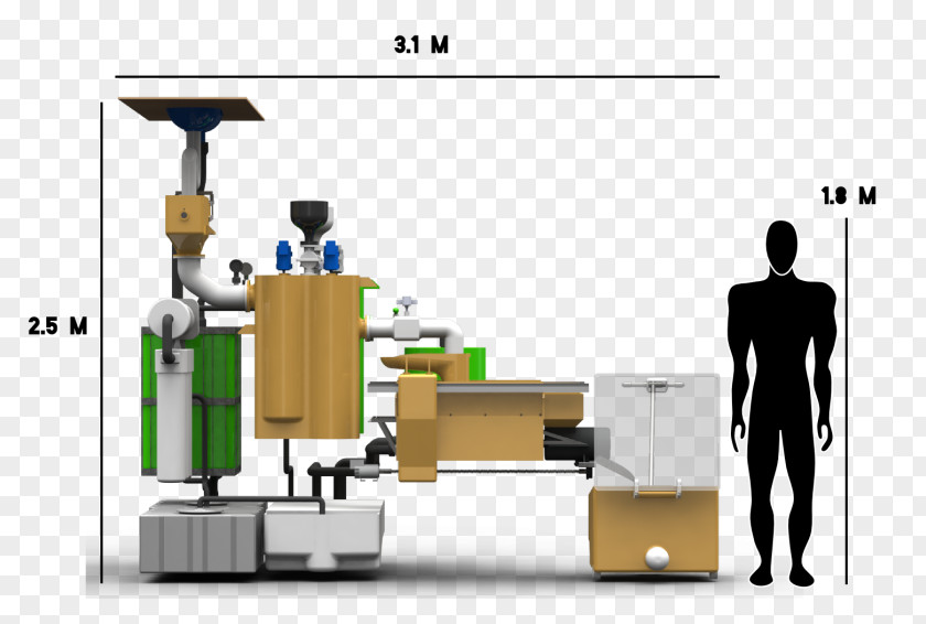 Waste Separation Technology Machine PNG