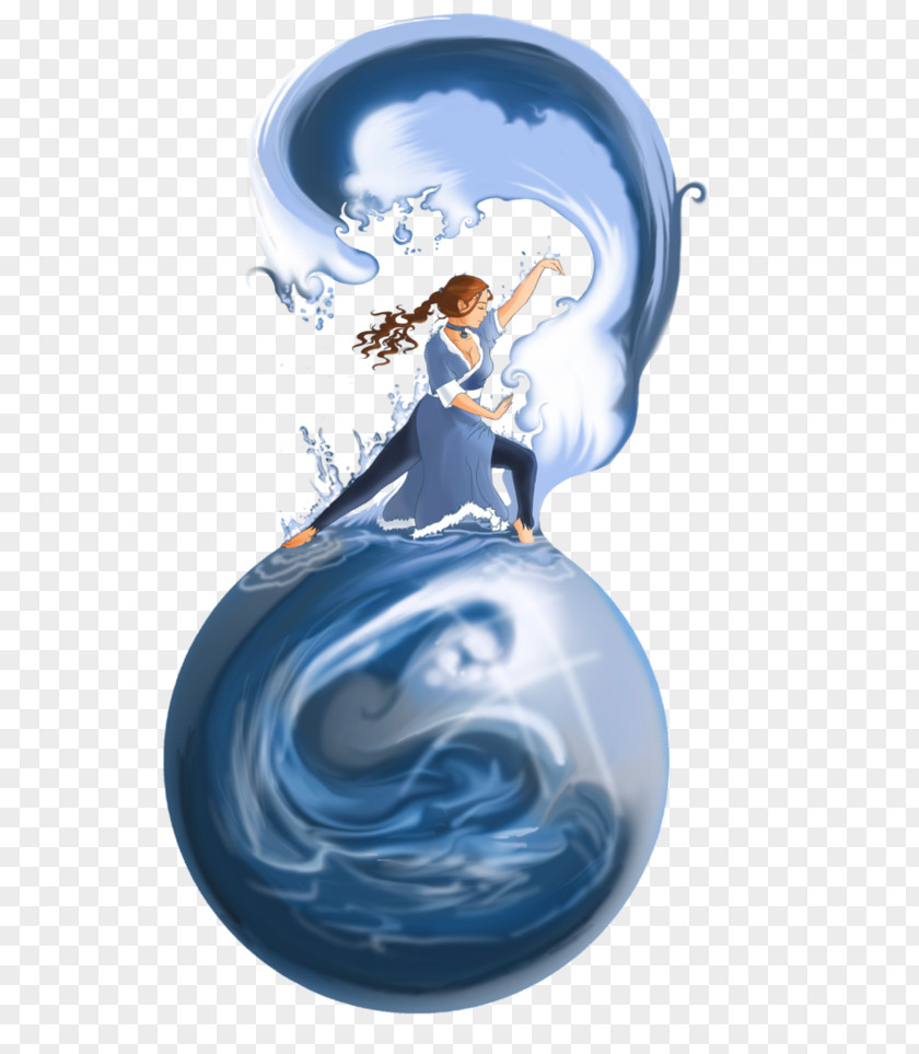 Yin And Yang Katara Waterbending Fan Art Webcomic Cartoon PNG