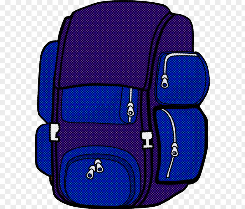 Electric Blue Luggage And Bags Bag Purple Violet Backpack PNG