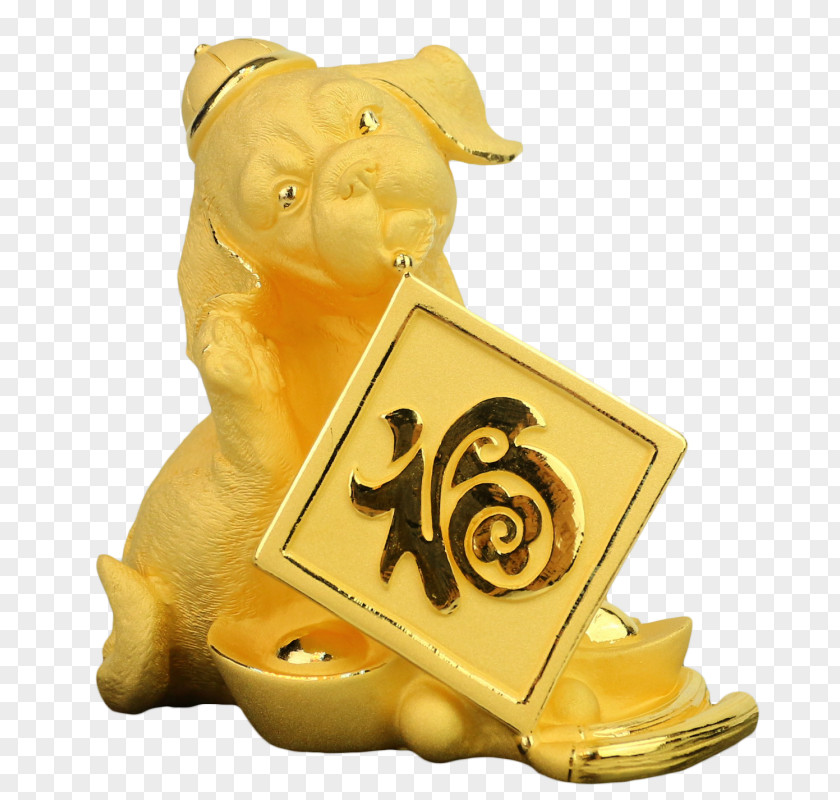 Gold-plated Gold Animal PNG