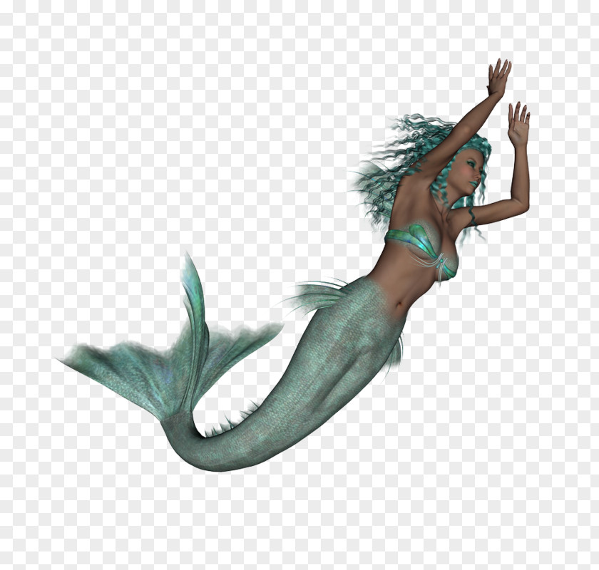 Mermaid Marine Mammal Figurine PNG