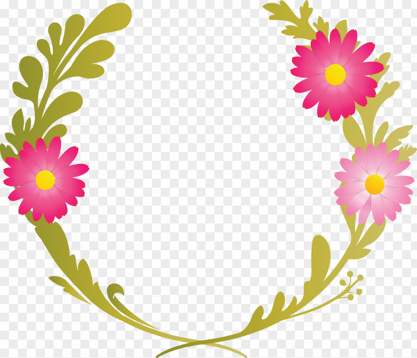 Spring Frame Decoration PNG