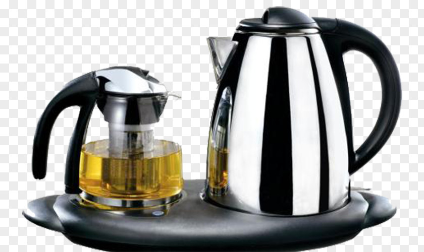 Quick Heating Kettle With Glass Electric Electricity Stainless Steel PNG