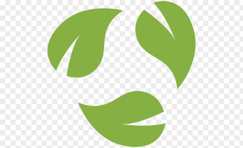 Green Leaves Potted Buckle Recycling Symbol PNG