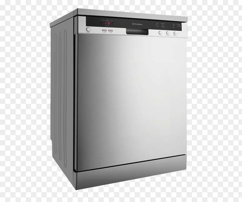 Loading Dishwasher Westinghouse WSF6606X Electric Corporation Stainless Steel PNG