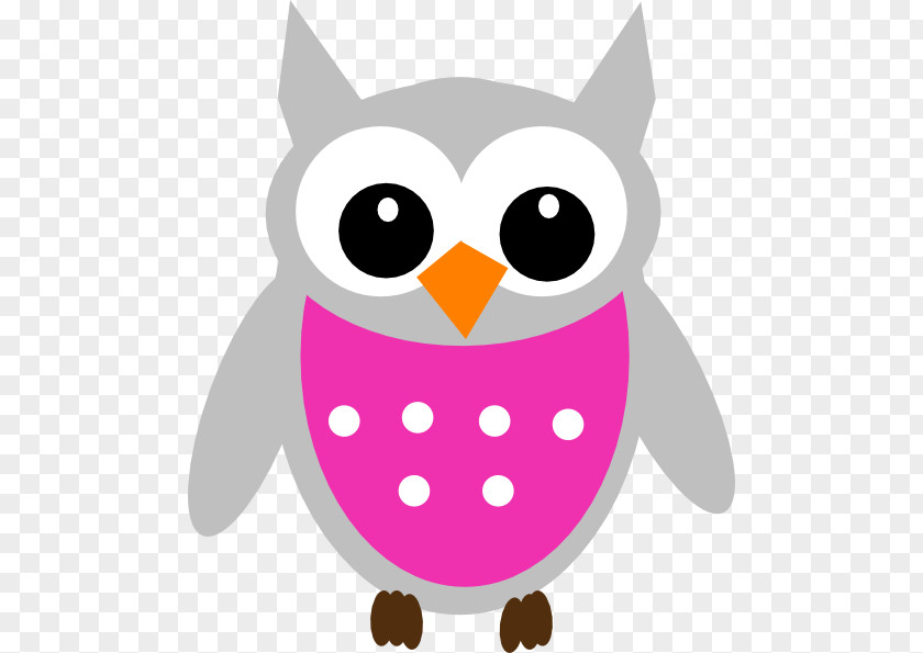 Pink Owl Clip Art Image Cartoon Vector Graphics PNG