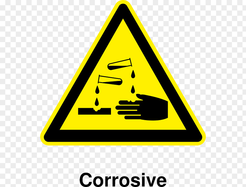Symbol Corrosive Substance Hazard Dangerous Goods Corrosion PNG