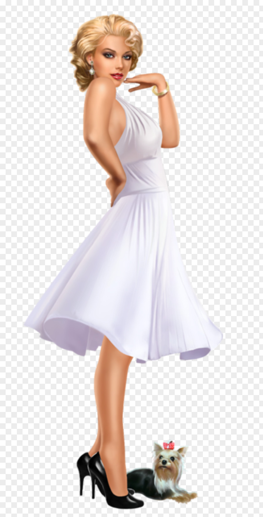 Dress Woman Fashion Painting Clip Art PNG