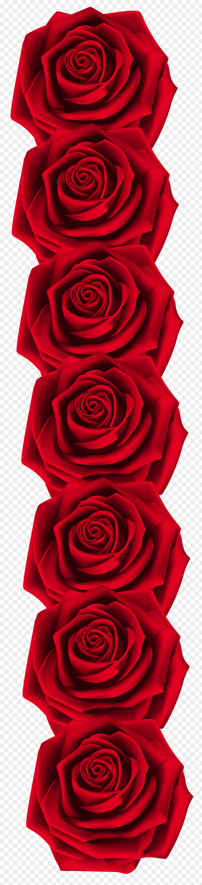 Red Roses Decoration Transparent Clip Art Image Garden PNG