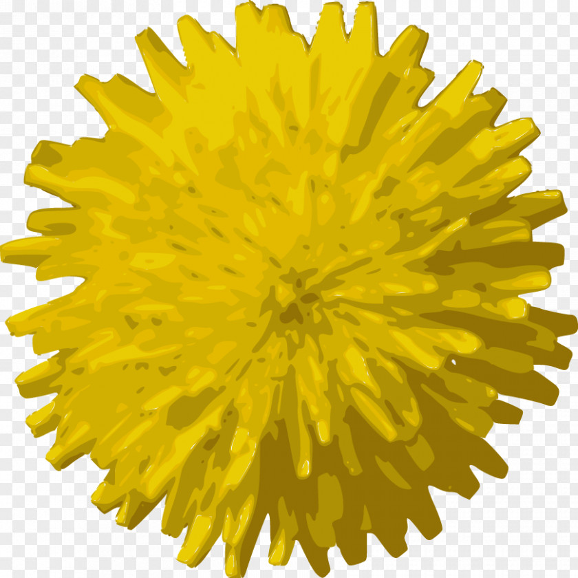 Yellow Flowers Gear PNG