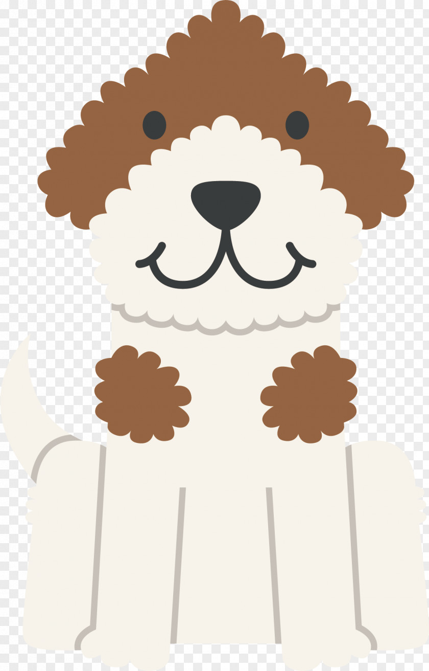 Curly Dog ​​vector Euclidean Vector Illustration PNG