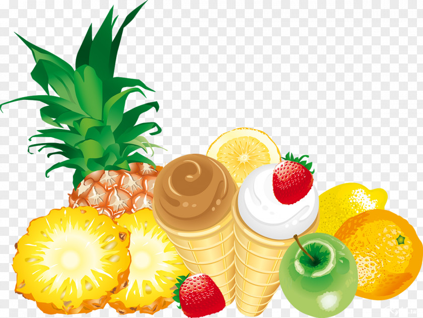 Dessert Pineapple Fruit Download Clip Art PNG