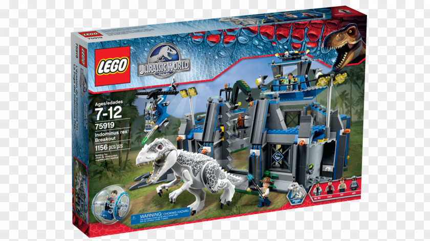 Lego Jurassic World LEGO 75919 Indominus Rex Breakout Minifigure Toy PNG