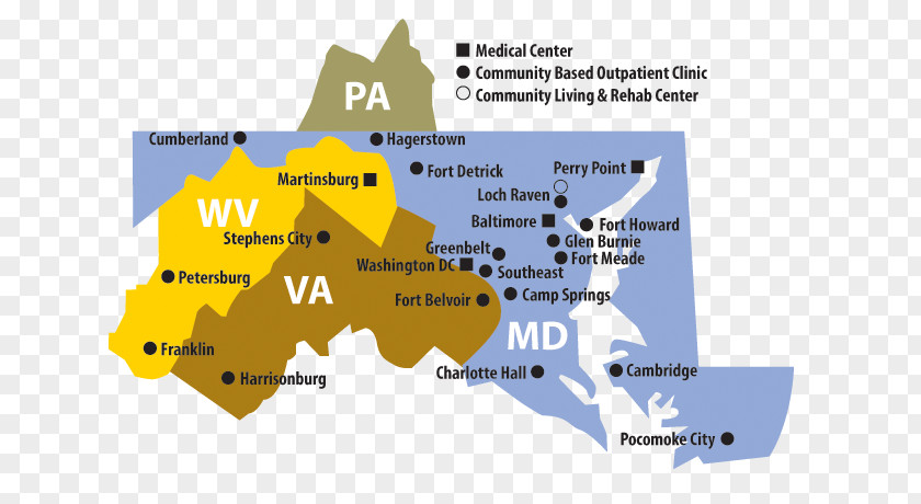 Mental Health Care Facilities Map Virginia Image United States Department Of Veterans Affairs PNG