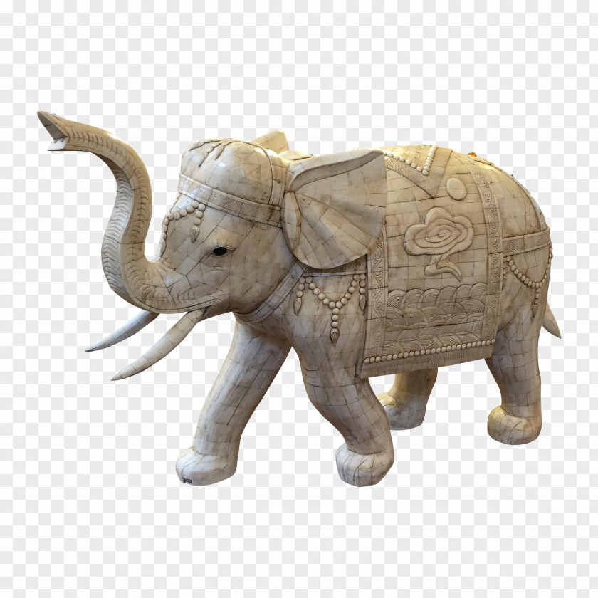 Variation Elephant African Asian Figurine Sculpture PNG