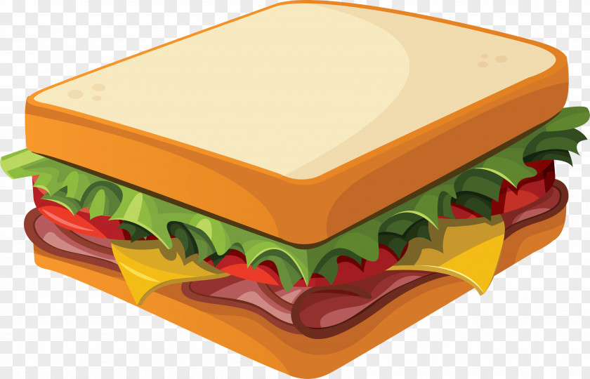 American Cheese Cheeseburger Orange PNG