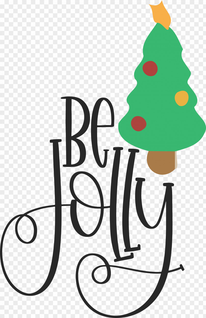 Be Jolly Christmas New Year PNG