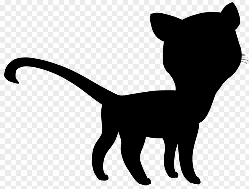 Black Cat Whiskers Dog Mammal PNG