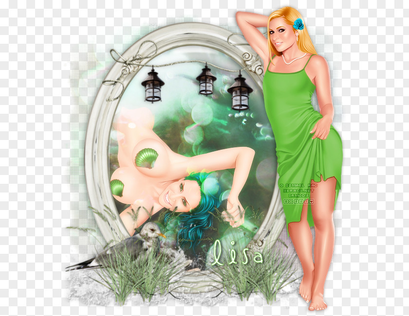 Fairy Green Organism Figurine PNG