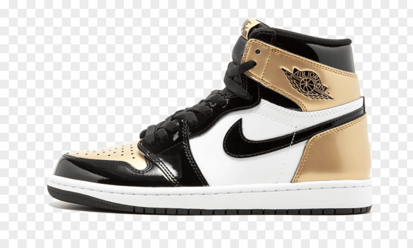 Air Jordan Logo Shoe Sneakers Gold Nike PNG