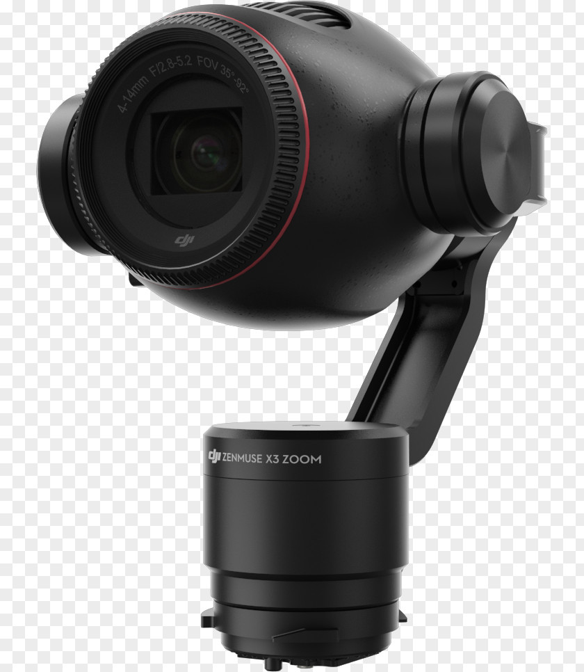Camera Osmo Zoom Lens DJI Zenmuse X3 Gimbal PNG