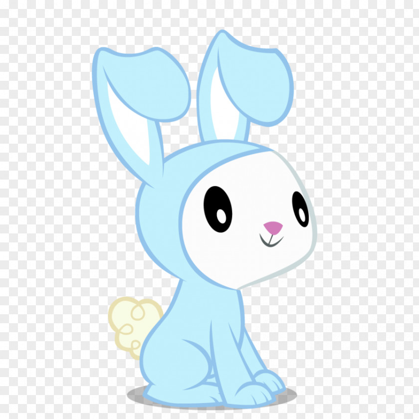 Cartoon Bunny Blue Squat Easter Rainbow Dash Fluttershy Pinkie Pie Pony PNG