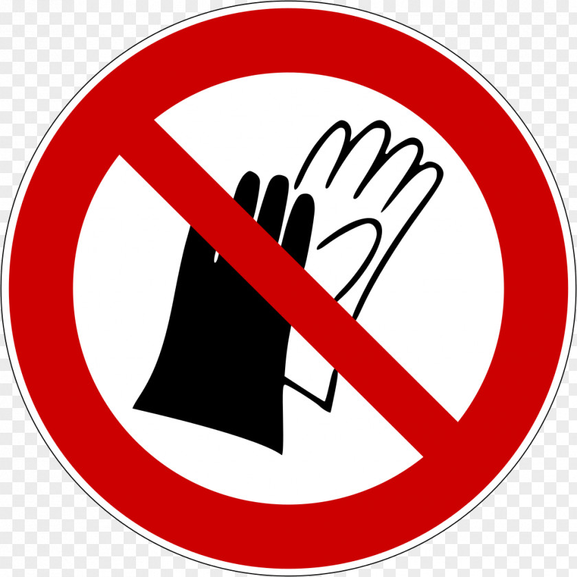 Iso 7010 No Symbol ISO DIN-Norm Biztonsági Szín- és Alakjelek Glove PNG