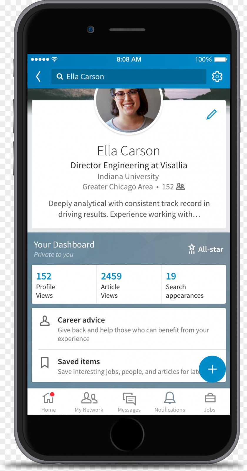 Smartphone LinkedIn Social Media User Profile Facebook PNG