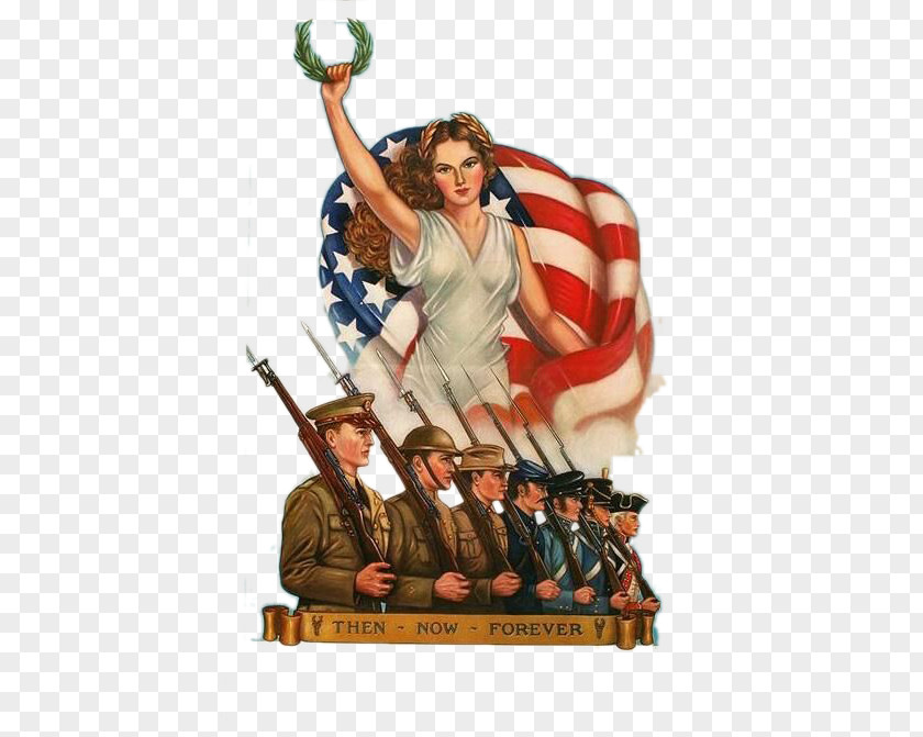 Statue Of Liberty And American Soldiers United States Army Recruiting Command Second World War Uncle Sam PNG