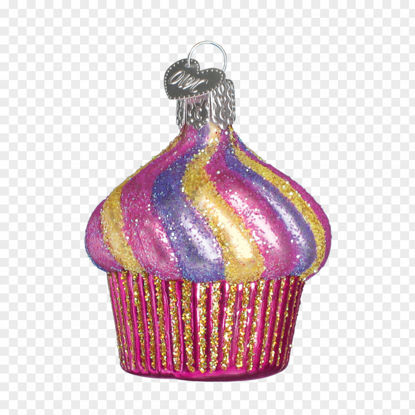 Christmas Ornament Cupcake Glassblowing PNG