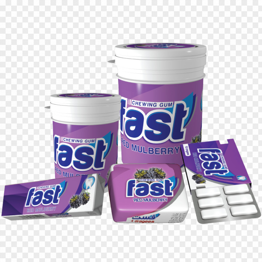 Fast & Furious Food Flavor Chewing Gum Plastic PNG