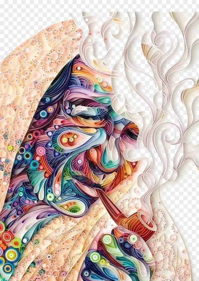 Figure Handmade Face Paper Visual Arts Artist Quilling PNG