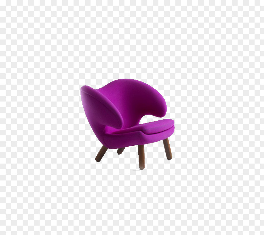 Purple Sofa Eames Lounge Chair Fauteuil Furniture PNG