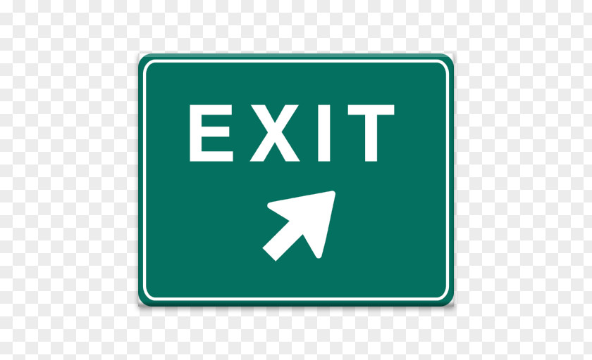 Exit Sign Road Logo Brand Product Design Font PNG