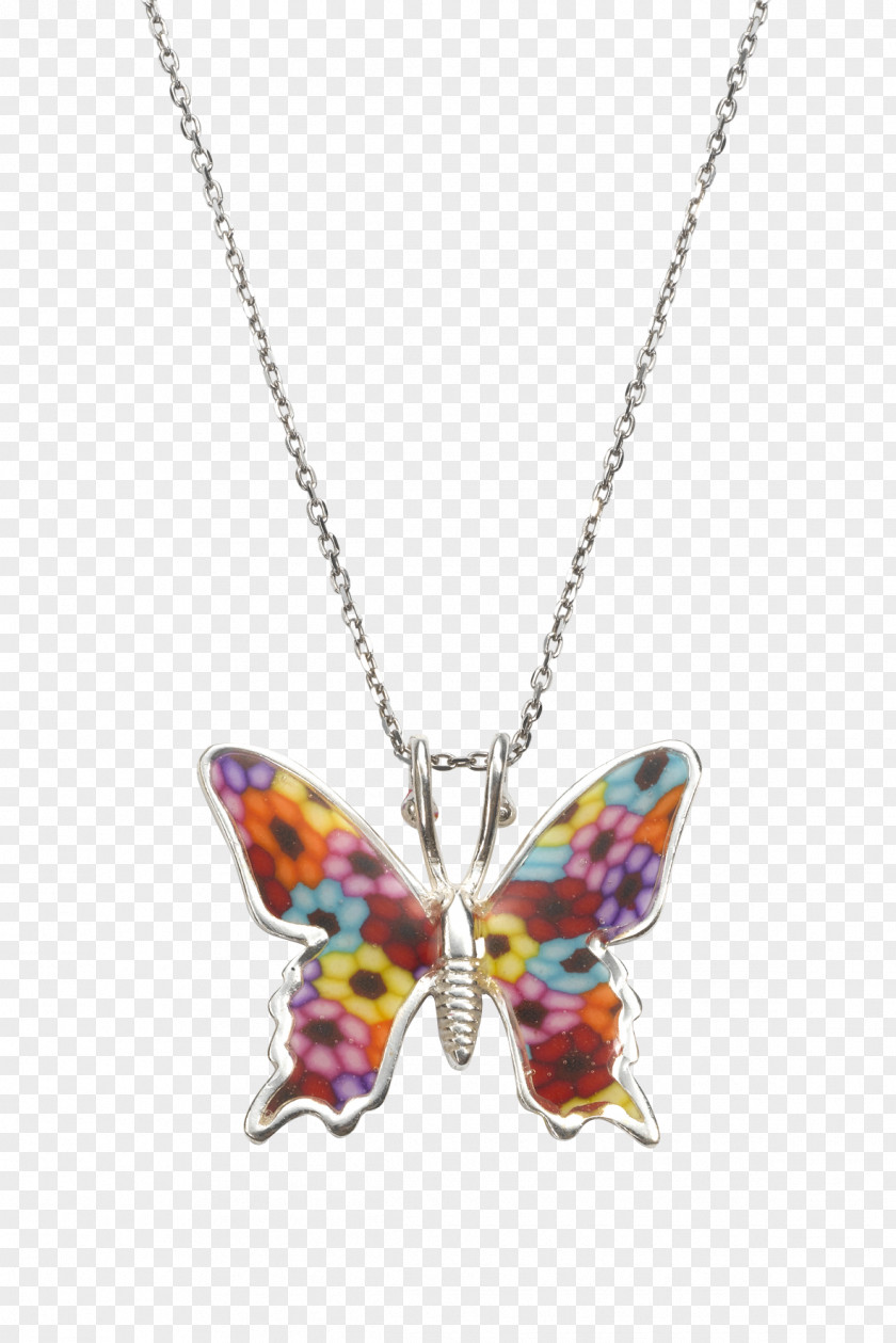 Necklace Butterfly Charms & Pendants Earring Silver PNG