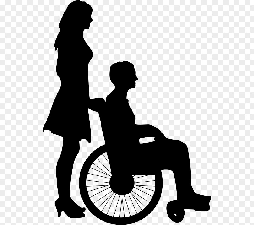 Wheelchair Disability Silhouette Clip Art PNG