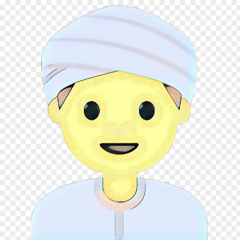 Baseball Cap Smile Face Yellow Cartoon Facial Expression Head PNG