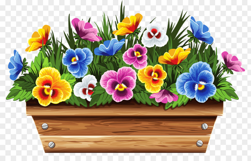 Flower Flowerpot Box Stock Photography Clip Art PNG